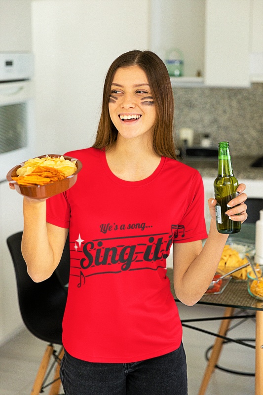 sing it half sleeve tshirts